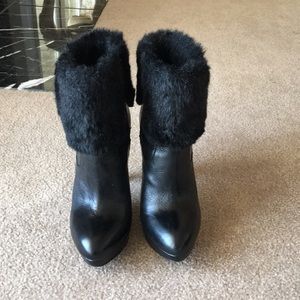 Size 7 Piano Black INC Boots